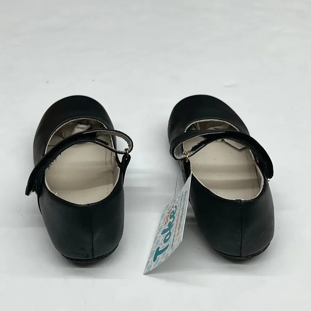 NWT Toke Size 31 (USA 12) Black Mary Janes